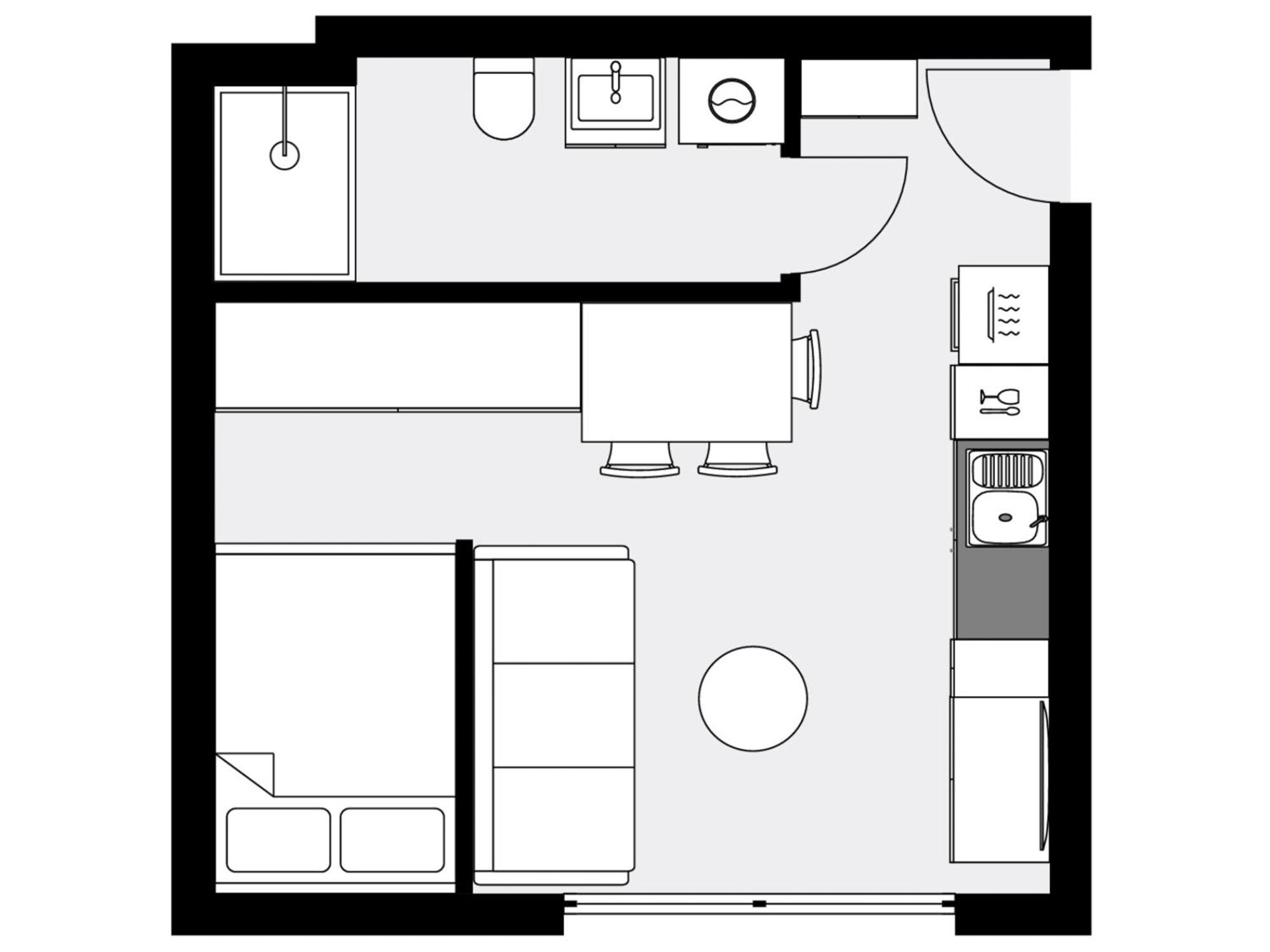 Urban Apartments Studio No 4A, Free Private Parking, Self Check-In 초르조프 외부 사진